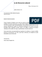 Carta Laboral