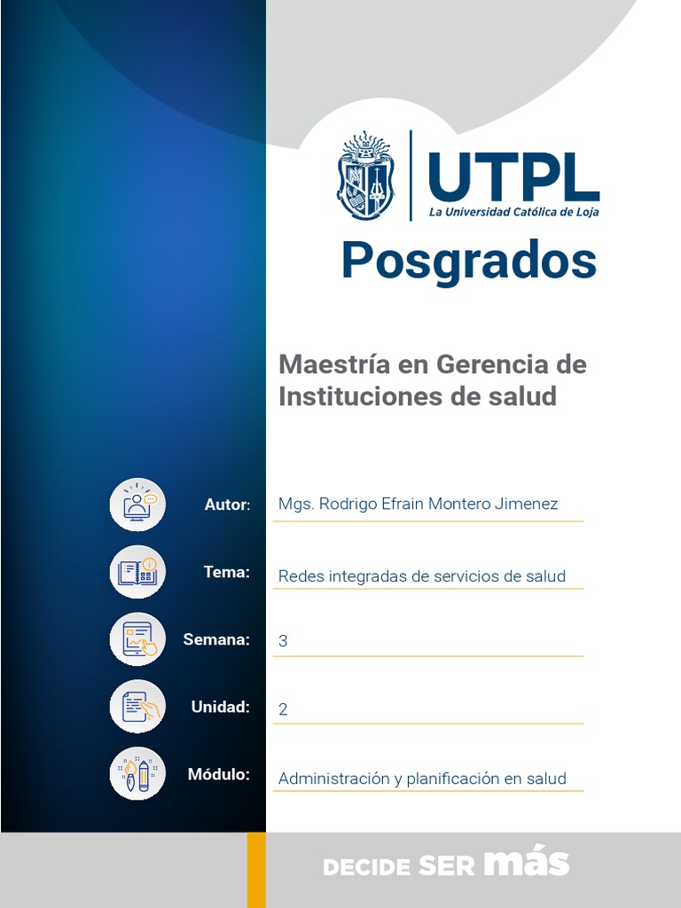Redes Integradas de Servicios de Salud | PDF | Sistema de salud ...