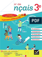 Cahier de Francais 3e Corrige PDF