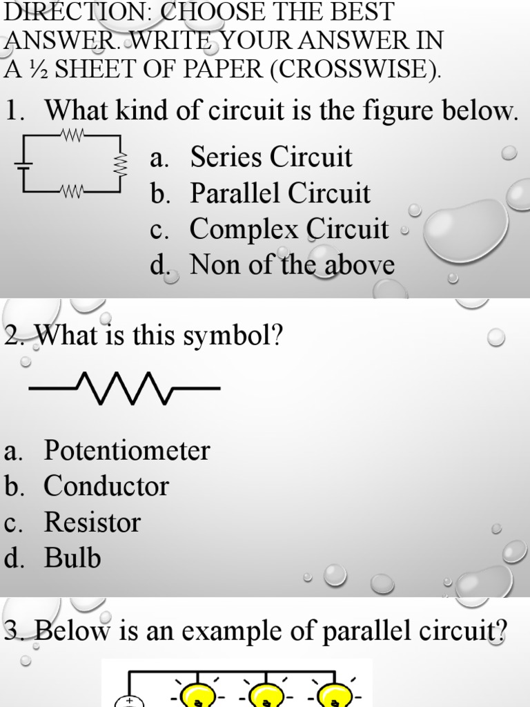 CIRCUIT QUIZ Final PDF