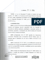 Resolución MECyT # 1057-14 DCJ Profesorado de Educación Secundaria en Historia PDF