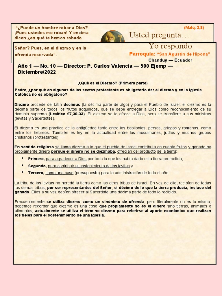 Diezmo 1 PDF Diezmo Abrahán