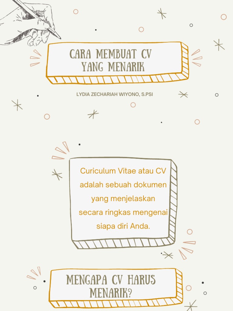 Cara Membuat CV Yang Menarik | PDF