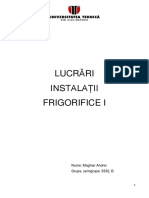 Proiect Instalatii Frigorifice 1 PDF