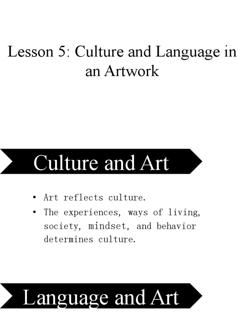 Lesson-5-Culture-and-Languages-of-an-Artwork (2) Myksss | PDF ...