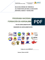 Rediseño PNF Agroalimentacion.2015 PDF