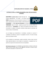 Contrato Por Compra de Madera