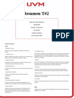 Resumen T#2: Olga Gpe Tapia Mederos 460309529 Sistema Circulatorio Dr. Aguero Campus Zapopan 19 de Abril de 2023
