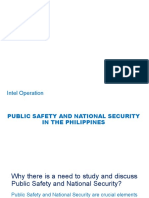 Lecture On Public Safety and National Security