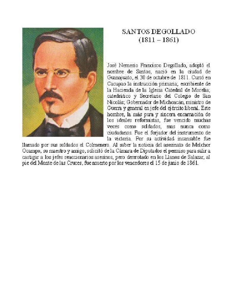 Santos Degollado PDF