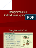 Dauginimasis Ir Individualus Vystymasis