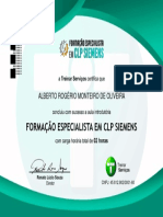 Certificado CLP SIEMENS 