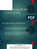 Salario Base de Cotizacion (Sdi)