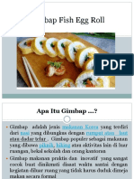 Gimbap Fish Egg Roll PDF