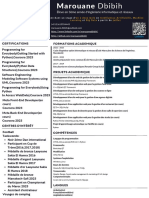 Marouane Dbibih CV PDF