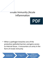 Lecture 3 - Innate Immunity Recruitment