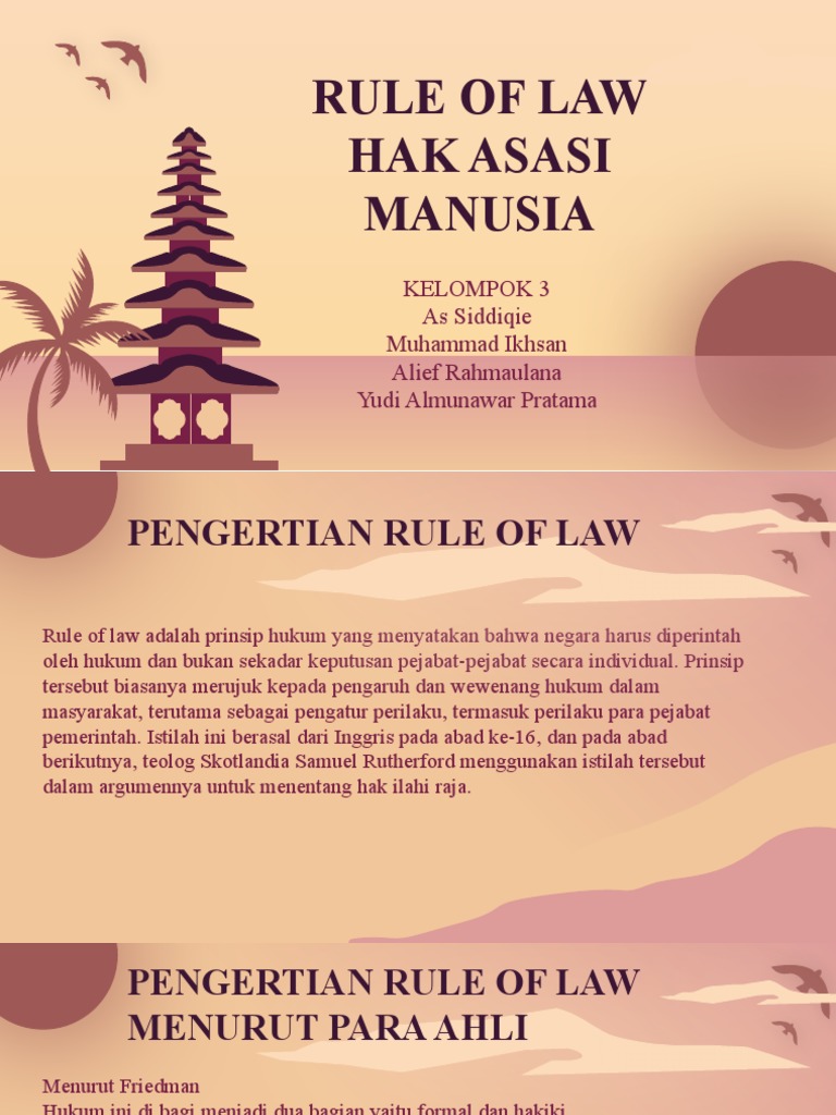 Rule of Law Ham PDF