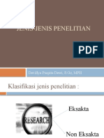 Macam Dan Jenis-Jenis Penelitian