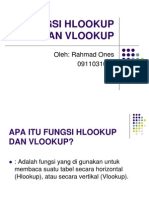 Persentasi Fungsi Hlookup Dan Vlookup