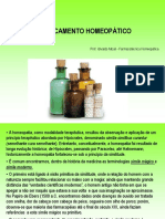 O medicamento homeopático