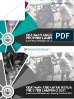 Keadaan Angkatan Kerja Provinsi Lampung 2021