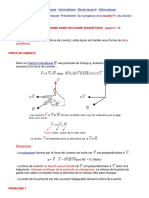 Physique 12 Particule Chargee Dans Un Champ Magnetique Uniforme PDF