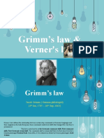 Grimm's Law and Verner's Law (Final)