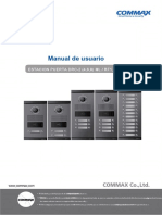 Manual de Usuario Commax DRC10ML