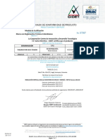 Gabinete Medidor Certificado 07367 ML, Medidores y Medida Tabsucol PDF