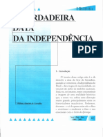 A verdadeira data da Independência do Brasil