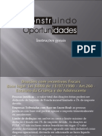 Construindo oportunidades - Instruções para contribuir