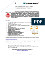 Pengumuman Penerimaan Papuan Bridge Program Youth Entrepreneurship (PBPYET) - 2023 PDF