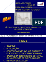 Aula 22 - Cálculo de Curto Circuito Nos Terminais de Um M.I. R1.2