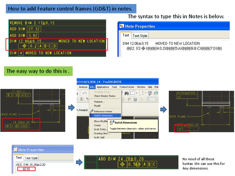 Useful PROE Tips | PDF