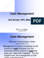 Cash Management: Neil Shnider, RPH, Mba, Cpa
