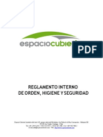 Reglamento Interno 2020 - Espacio Cubierto Ltda PDF