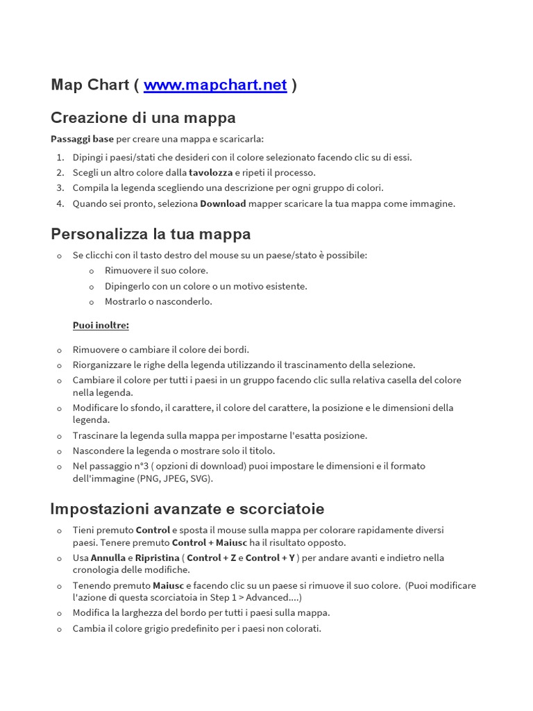 Tutorial Map Chart | PDF