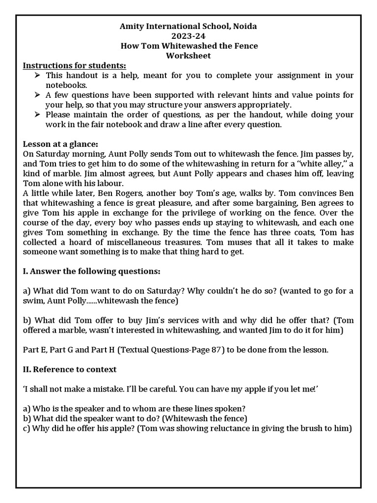 amity-international-school-noida-2023-24-how-tom-whitewashed-the-fence