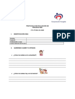 (12 A 18 A) Protocolos de Evaluación de Proceso FAE