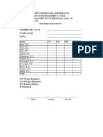 Informe de Club Misionero