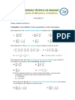 Series infinitas: generalidades y criterios de convergencia