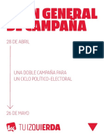 Plan General de Campaña - Elecciones 2019 v1 - 0