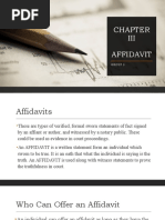 Legal Forms Affidavits