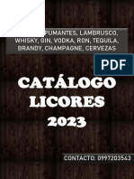 Catálogo Licores 2023