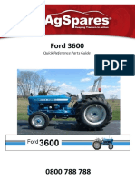Ford 3600 Quick Reference Parts Guide