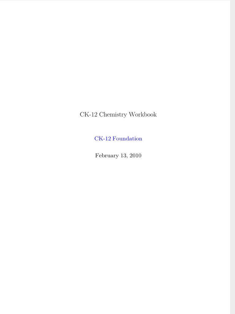 High School Chemistry Workbook | PDF | Weight | Significant Figures