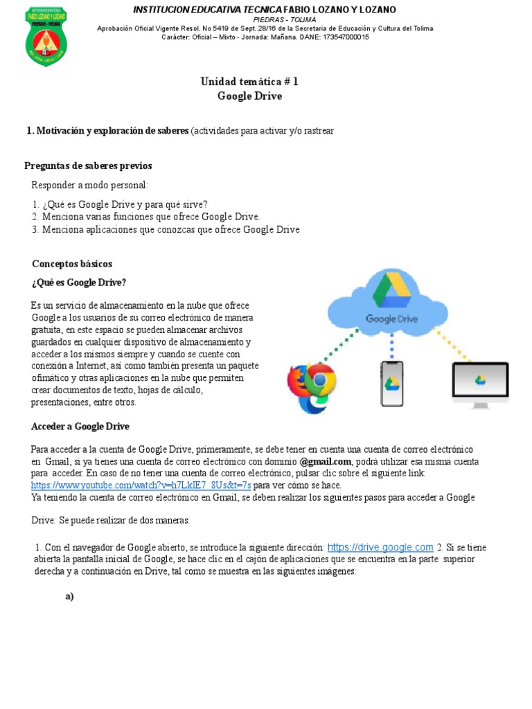 Guia de Aprendizaje de Tecnología Grado Decimo - Periodo1 - 2023 | PDF ...