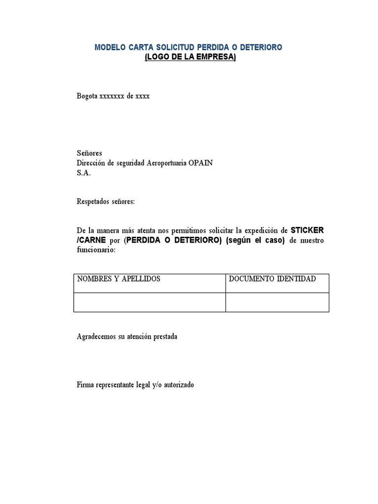 Solicitud de Sticker por Pérdida o Deterioro | PDF