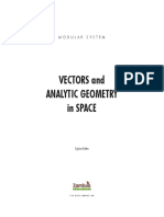 VECTORS and ANALYTIC GEOMETRY in SPACE PDF