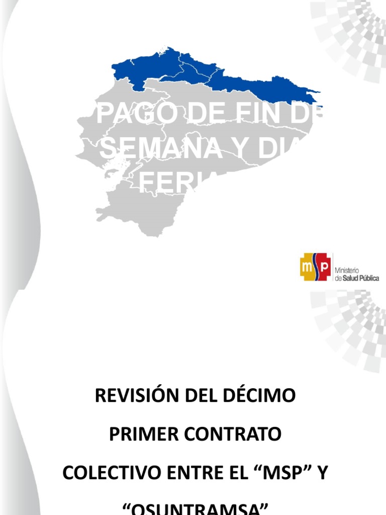 Presentacion De Pago De Dias Feriados Y Fin De Semana Pdf